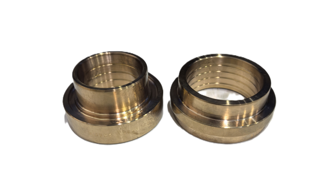 Piston front and rear guide bushings